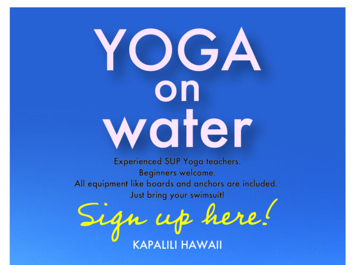 Kapalili Hawaii SUP Yoga Poster